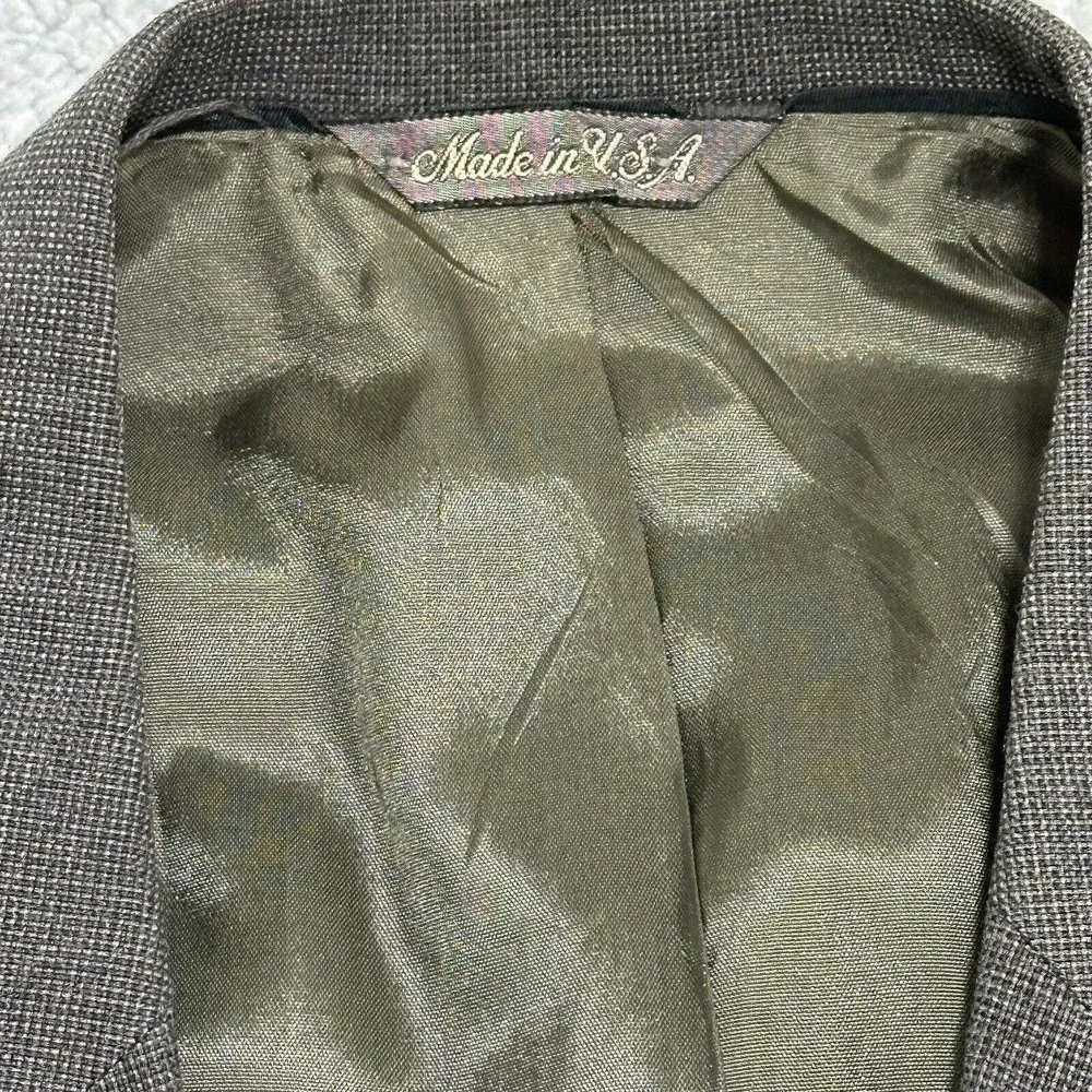 Vintage Levi Strauss &‎ Co Business Class Men’s 44R Gray Sport Coat Blazer USA